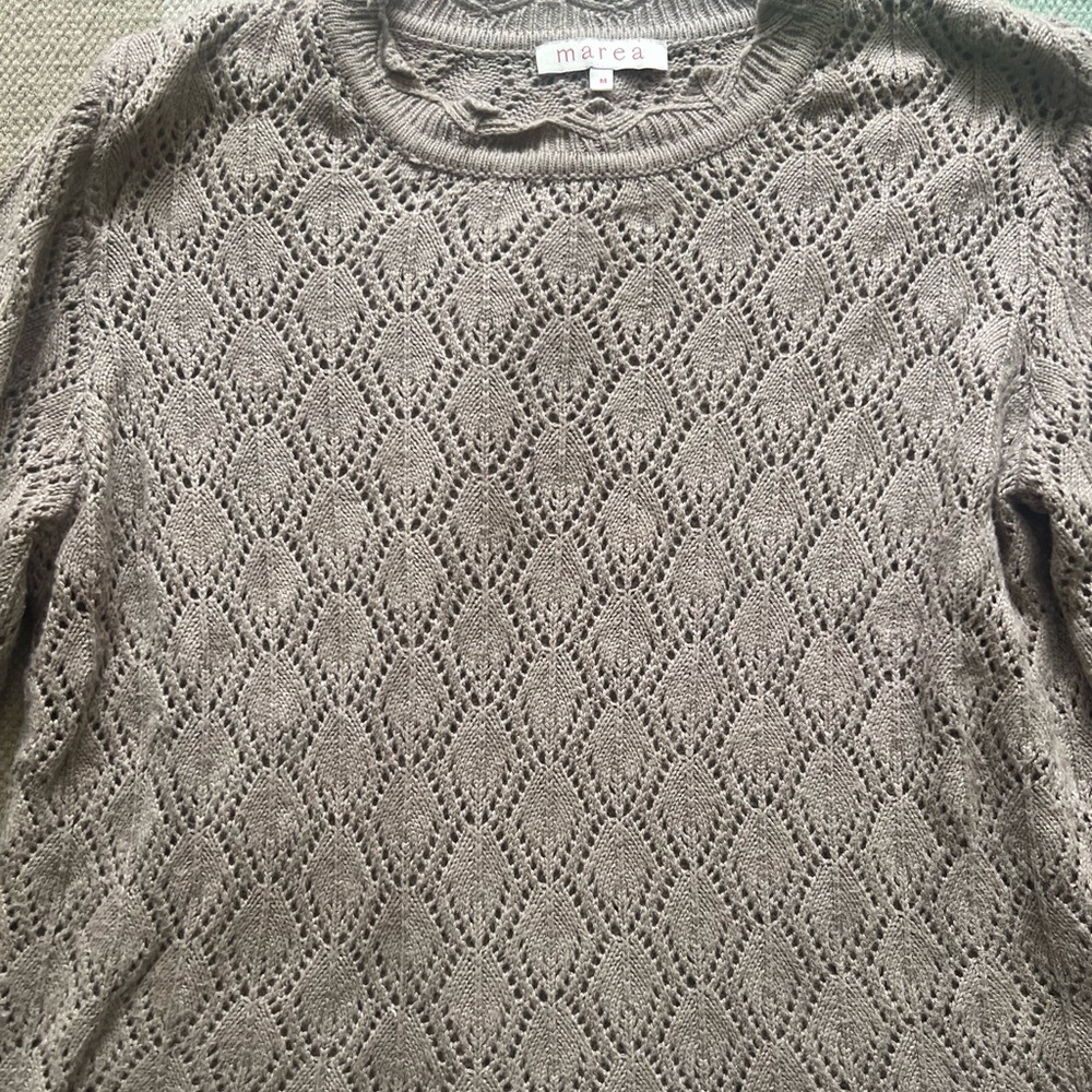 Marea by Liz Joy Brown Sweater size Medium